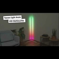 Tween Light LED-Stehleuchte Anzio 19 W, Höhe: 140 Cm, Schwarz, RGB -Beleuchtung 12 2097