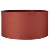 Home Sweet Home Lampenschirm Canvas 50 Cm, Spanish Red, Baumwolle, Rund