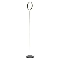 Lavida Ring LED-Stehleuchte Höhe: 180 Cm, Schwarz, Warmweiß -Beleuchtung 12 2119