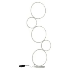 Trio Leuchten LED-Stehleuchte Rondo 36 W, Höhe: 115 Cm, Weiß, Warmweiß -Beleuchtung 12 2123