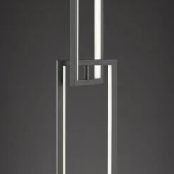 WOFI Muriel LED-Stehleuchte 33 W, Höhe: 146 Cm, Dunkelgrau, Warmweiß 8 WOFI Muriel LED-Stehleuchte 33 W, Höhe: 146 Cm, Dunkelgrau, Warmweiß -Beleuchtung 12 2130