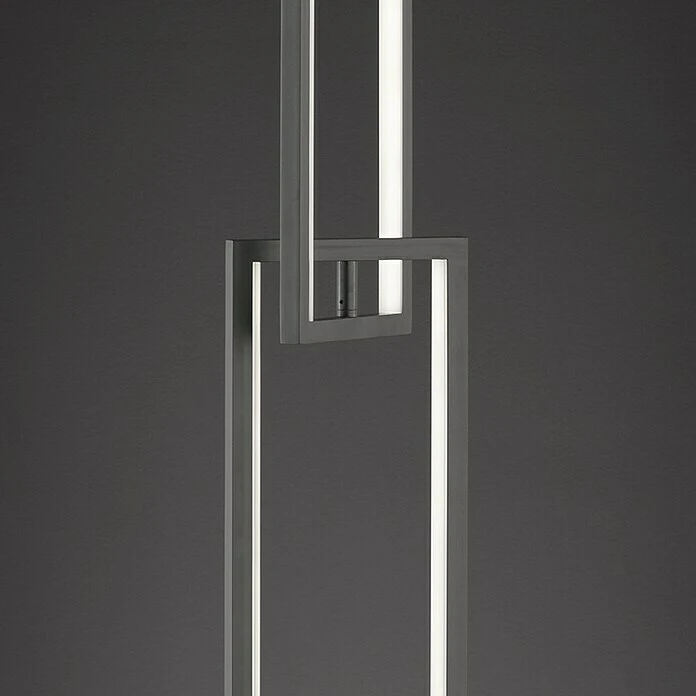 WOFI Muriel LED-Stehleuchte 33 W, Höhe: 146 Cm, Dunkelgrau, Warmweiß 5 WOFI Muriel LED-Stehleuchte 33 W, Höhe: 146 Cm, Dunkelgrau, Warmweiß – Bild 3