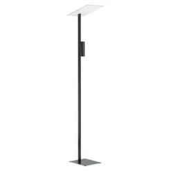Beleuchtung 32 Eglo LED-Stehleuchte BUDENSEA 9 W, Höhe: 180 Cm, Schwarz/Weiß