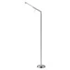 Trio Leuchten LED-Stehleuchte Filigran 6 W, Höhe: 162 Cm, Nickel-matt, Warmweiß -Beleuchtung 12 2172