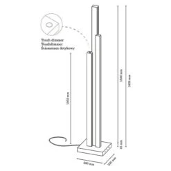 Spotlight LED-Stehleuchte Soho Höhe: 156 Cm 11 Spotlight LED-Stehleuchte Soho Höhe: 156 Cm -Beleuchtung 12 2215