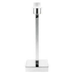 Home Sweet Home Lampenfuß Gomez 40 W, Farbe: Chrom, Höhe: 40 Cm