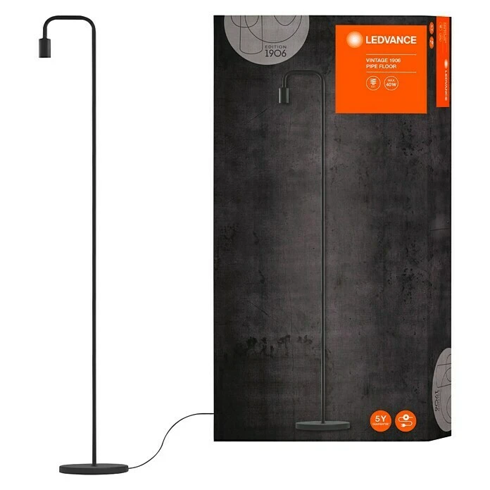 Ledvance Stehleuchte Höhe: 160 Cm, Stahl, E27 5 Ledvance Stehleuchte Höhe: 160 Cm, Stahl, E27 – Bild 3