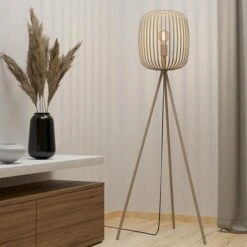 Eglo Romazzina Stehleuchte 40 W, Höhe: 140,5 Cm, Sand, E27