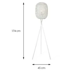 Home Sweet Home Rope Stehleuchte Höhe: 150 Cm, Weiß -Beleuchtung 12 2279