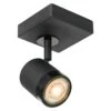 Home Sweet Home LED-Wandstrahler Manu 5,8 W, L X B X H: 9,5 X 9,5 X 15 Cm, Sandschwarz, Warmweiß -Beleuchtung 12 2346