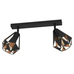 Eglo Carlton 7 Deckenstrahler 80 W, L X B X H: 42 X 16 X 25,5 Cm, Schwarz/Kupfer-antik, E27, 2 Stk. -Beleuchtung 12 2364