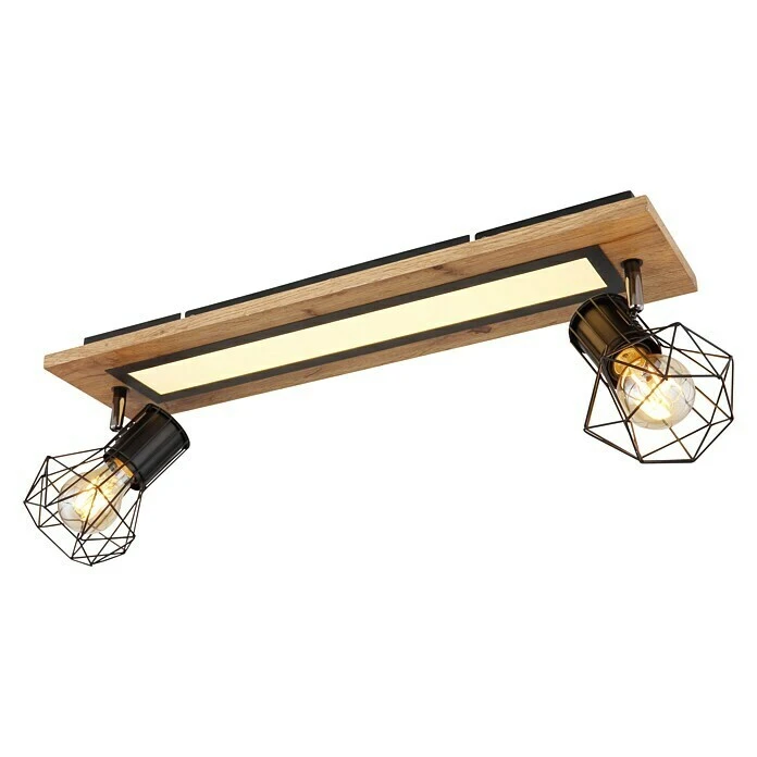 Globo Deckenstrahler PRISKA 18 W, L X B X H: 60 X 15 X 22,5 Cm, Schwarz, Sonstige, 1 Stk. 4 Globo Deckenstrahler PRISKA 18 W, L X B X H: 60 X 15 X 22,5 Cm, Schwarz, Sonstige, 1 Stk. – Bild 2