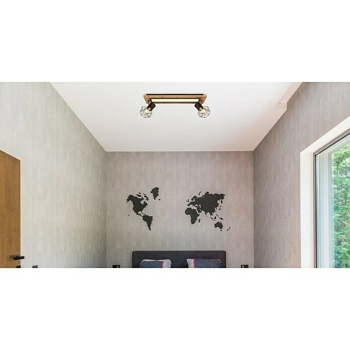 Globo Deckenstrahler PRISKA 18 W, L X B X H: 60 X 15 X 22,5 Cm, Schwarz, Sonstige, 1 Stk. 8 Globo Deckenstrahler PRISKA 18 W, L X B X H: 60 X 15 X 22,5 Cm, Schwarz, Sonstige, 1 Stk. – Bild 6