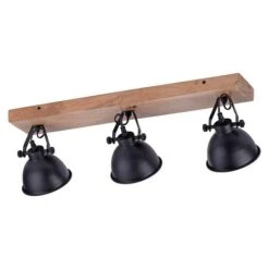 LeuchtenDirekt Samia Deckenstrahler 120 W, L X B X H: 74 X 15 X 22,5 Cm, Schwarz, E14 -Beleuchtung 12 2391