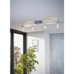 Eglo LED-Deckenstrahler Cardillio 1 19,4 W, Chrom, Warmweiß
