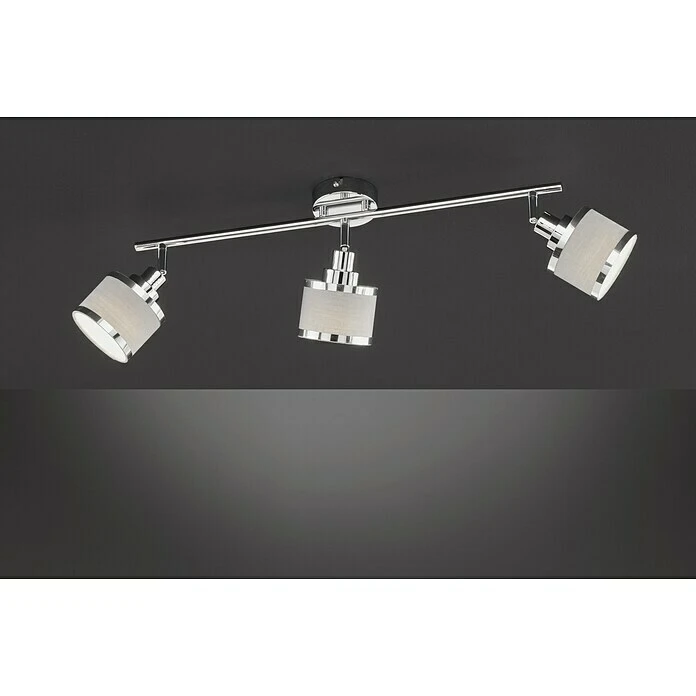 WOFI Deckenstrahler Alexia 84 W, L X B X H: 62,2 X 10 X 21,5 Cm, Chrom, E14, 3 Stk. 3 WOFI Deckenstrahler Alexia 84 W, L X B X H: 62,2 X 10 X 21,5 Cm, Chrom, E14, 3 Stk.
