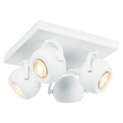 Home Sweet Home LED-Deckenstrahler Nop 6 W, L X B X H: 23 X 23 X 14 Cm, Sandweiß, Warmweiß