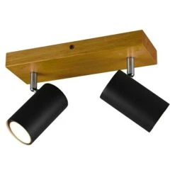 Trio Leuchten Marley Deckenstrahler 70 W, L X B X H: 9 X 26 X 16 Cm, Schwarz, GU10, 2 Stk.