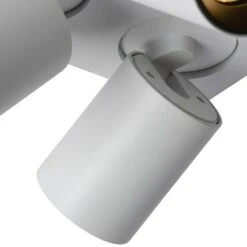 Lucide Deckenstrahler Nigel L X B X H: 20 X 20 X 11,5 Cm, Weiß, GU10 -Beleuchtung 12 2471