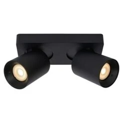 Lucide Deckenstrahler Nigel 10 W, L X B X H: 20 X 10 X 11,5 Cm, Schwarz, GU10