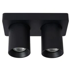 Lucide Deckenstrahler Nigel 10 W, L X B X H: 20 X 10 X 11,5 Cm, Schwarz, GU10 -Beleuchtung 12 2490