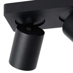 Lucide Deckenstrahler Nigel 10 W, L X B X H: 20 X 10 X 11,5 Cm, Schwarz, GU10 -Beleuchtung 12 2492