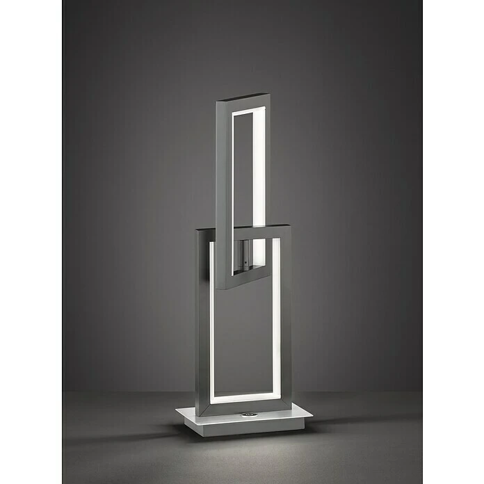 WOFI Muriel LED-Tischleuchte 11 W, L X B X H: 16 X 10 X 44 Cm, Dunkelgrau, Warmweiß 3 WOFI Muriel LED-Tischleuchte 11 W, L X B X H: 16 X 10 X 44 Cm, Dunkelgrau, Warmweiß