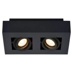 Lucide Deckenleuchte Xirax 10 W, L X B X H: 25 X 14 X 8,8 Cm, Schwarz, GU10