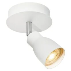 Home Sweet Home LED-Deckenstrahler Rund Alba 5,8 W, Ø X H: 11,5 X 13,5 Cm, Weiß, Warmweiß