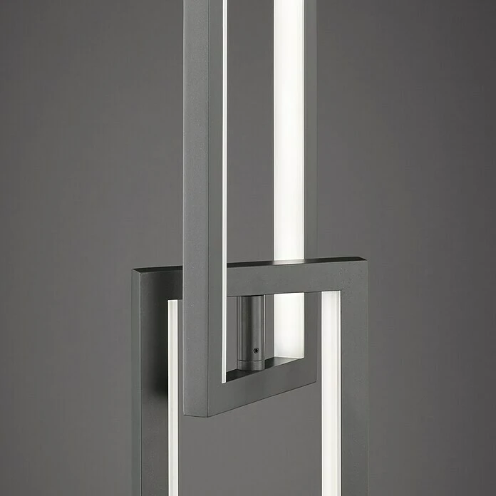 WOFI Muriel LED-Tischleuchte 11 W, L X B X H: 16 X 10 X 44 Cm, Dunkelgrau, Warmweiß 5 WOFI Muriel LED-Tischleuchte 11 W, L X B X H: 16 X 10 X 44 Cm, Dunkelgrau, Warmweiß – Bild 3