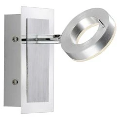 Paul Neuhaus Sileda LED-Deckenstrahler 6 W, L X B X H: 16,5 X 14 X 20 Cm, Aluminium Matt, Warmweiß