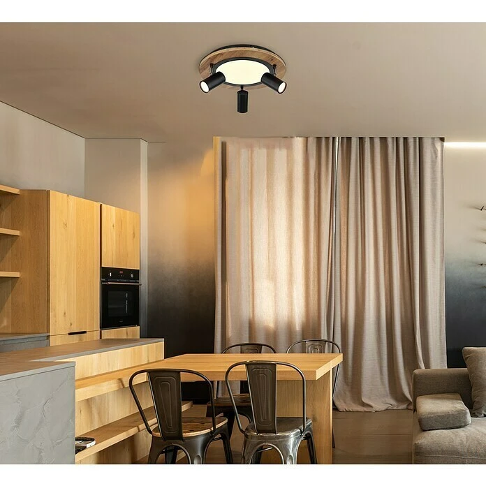 Globo Deckenleuchte KASSU 15 W, Schwarz, Sonstige 8 Globo Deckenleuchte KASSU 15 W, Schwarz, Sonstige – Bild 6