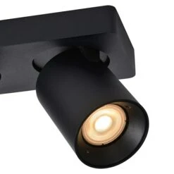 Lucide Deckenstrahler Nigel 15 W, L X B X H: 30 X 10 X 11,5 Cm, Schwarz, GU10 -Beleuchtung 12 2555