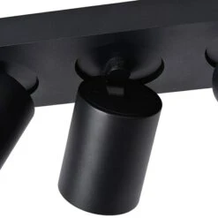 Lucide Deckenstrahler Nigel 15 W, L X B X H: 30 X 10 X 11,5 Cm, Schwarz, GU10 -Beleuchtung 12 2556