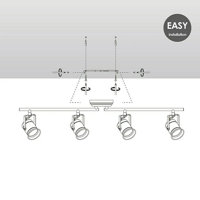 Home Sweet Home LED-Deckenstrahler Venn 5,8 W, L X B X H: 11 X 82,5 X 16 Cm, Kupfer, Warmweiß 6 Home Sweet Home LED-Deckenstrahler Venn 5,8 W, L X B X H: 11 X 82,5 X 16 Cm, Kupfer, Warmweiß – Bild 4