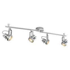 Home Sweet Home Deckenstrahler Robo 5,8 W, L X B X H: 11,5 X 81 X 19 Cm, Silber, GU10