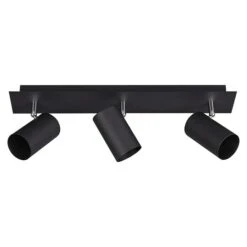 Trio Leuchten Marley Deckenstrahler 105 W, L X B X H: 9 X 48 X 15 Cm, Schwarz Matt, GU10, 3 Stk. 7 Trio Leuchten Marley Deckenstrahler 105 W, L X B X H: 9 X 48 X 15 Cm, Schwarz Matt, GU10, 3 Stk. -Beleuchtung 12 2596