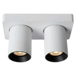 Lucide Deckenstrahler Nigel 10 W, L X B X H: 20 X 10 X 11,5 Cm, Weiß, GU10 -Beleuchtung 12 2621