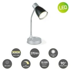 LED-Tischleuchte Lumy 3 W, L X B X H: 13 X 13 X 28 Cm, Schwarz, Warmweiß -Beleuchtung 12 266