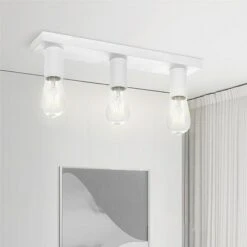 Home Sweet Home LED-Deckenleuchte Nitro 4 W, L X B X H: 40,7 X 9,5 X 10,5 Cm, Weiß, Warmweiß