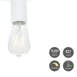 Home Sweet Home LED-Deckenleuchte Nitro 4 W, L X B X H: 40,7 X 9,5 X 10,5 Cm, Weiß, Warmweiß 9 Home Sweet Home LED-Deckenleuchte Nitro 4 W, L X B X H: 40,7 X 9,5 X 10,5 Cm, Weiß, Warmweiß -Beleuchtung 12 2663