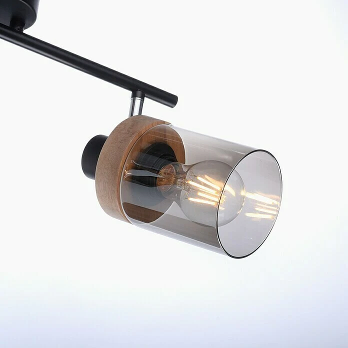 LeuchtenDirekt Deckenstrahler Pasqual 80 W, L X B X H: 64 X 30 X 24 Cm, Schwarz, E27 5 LeuchtenDirekt Deckenstrahler Pasqual 80 W, L X B X H: 64 X 30 X 24 Cm, Schwarz, E27 – Bild 3