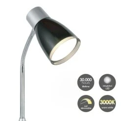 LED-Tischleuchte Lumy 3 W, L X B X H: 13 X 13 X 28 Cm, Schwarz, Warmweiß -Beleuchtung 12 267