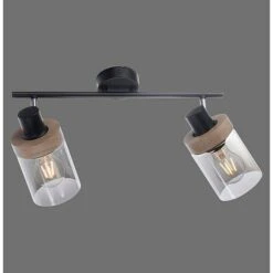 LeuchtenDirekt Deckenstrahler Pasqual 80 W, L X B X H: 64 X 30 X 24 Cm, Schwarz, E27 11 LeuchtenDirekt Deckenstrahler Pasqual 80 W, L X B X H: 64 X 30 X 24 Cm, Schwarz, E27 -Beleuchtung 12 2670