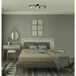 Tween Light LED-Deckenstrahler Bari 16 W, L X B X H: 60,5 X 8 X 13,5 Cm, Schwarz, Schwarz, Warmweiß, 4 Stk. -Beleuchtung 12 2702