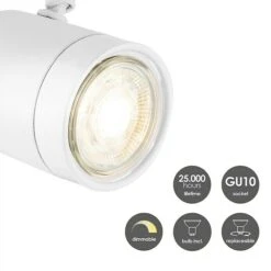 Home Sweet Home LED-Wandstrahler Manu 5,8 W, L X B X H: 9,5 X 39 X 15 Cm, Sandweiß, Warmweiß -Beleuchtung 12 2713