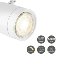 Home Sweet Home LED-Wandstrahler Manu 5,8 W, L X B X H: 9,5 X 39 X 15 Cm, Sandweiß, Warmweiß -Beleuchtung 12 2715