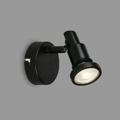 B-Leuchten LED-Deckenstrahler 4,8 W, L X B X H: 8 X 8 X 10,6 Cm, Schwarz, Warmweiß, 1 Stk.