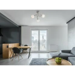 Globo Elliott Deckenstrahler 12 W, Weiß/Klar, E14, 3 Stk. -Beleuchtung 12 2736