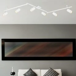 Globo Deckenstrahler ROBBY 35 W, L X B X H: 180 X 10 X 18,5 Cm, Weiß, Sonstige